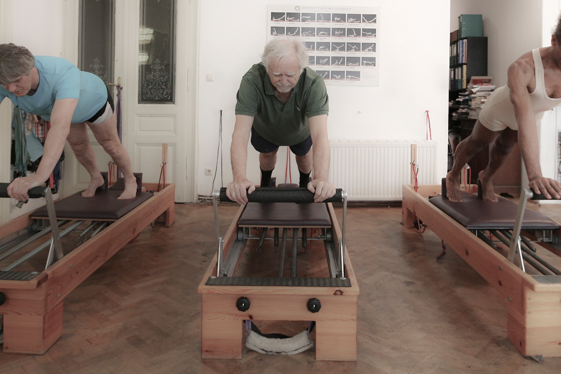 pilates reformer training men warriors