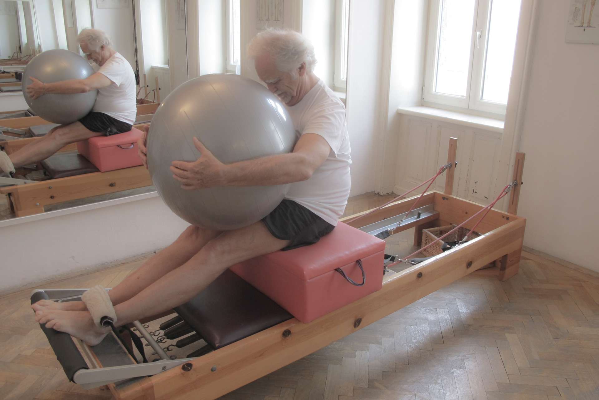 short box pilates reformer serie kinästhetische wahrnehmung